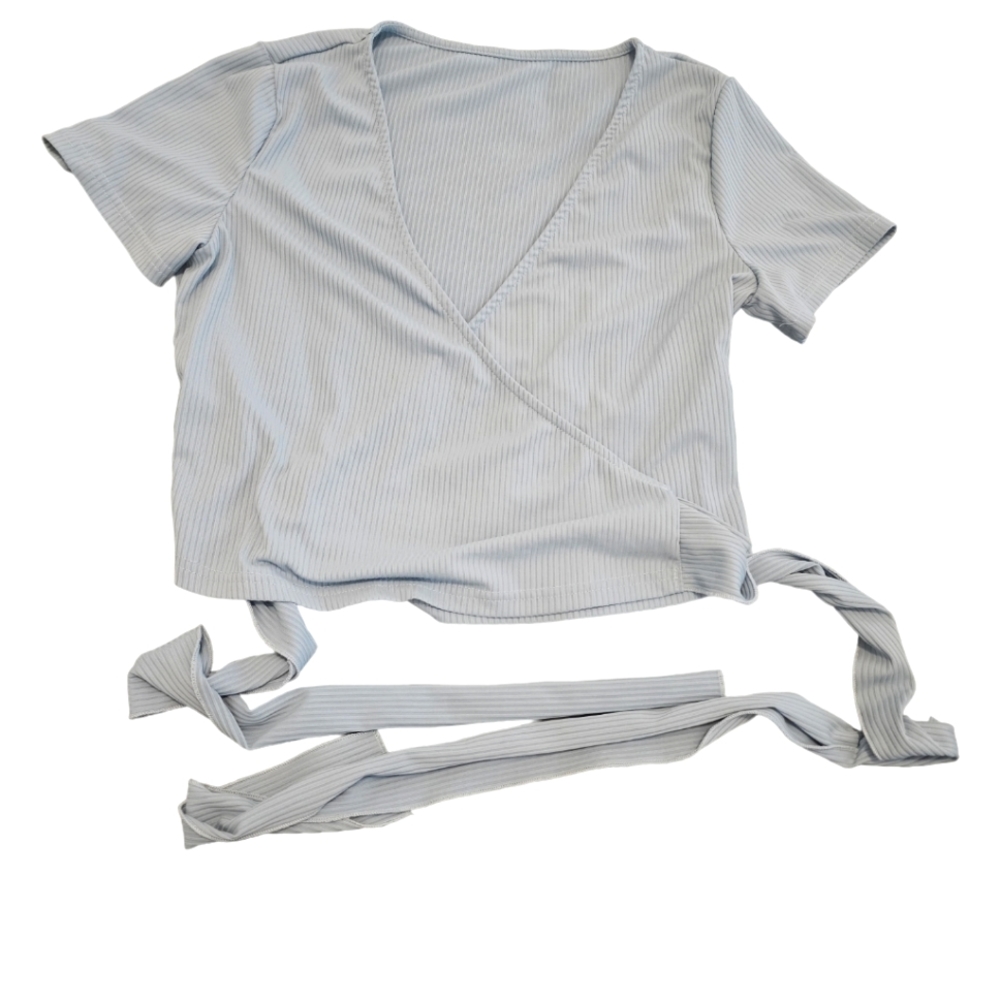 Wrap cropped top